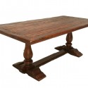  rustic dining table , 8 Awesome Rustic Trestle Dining Table In Furniture Category