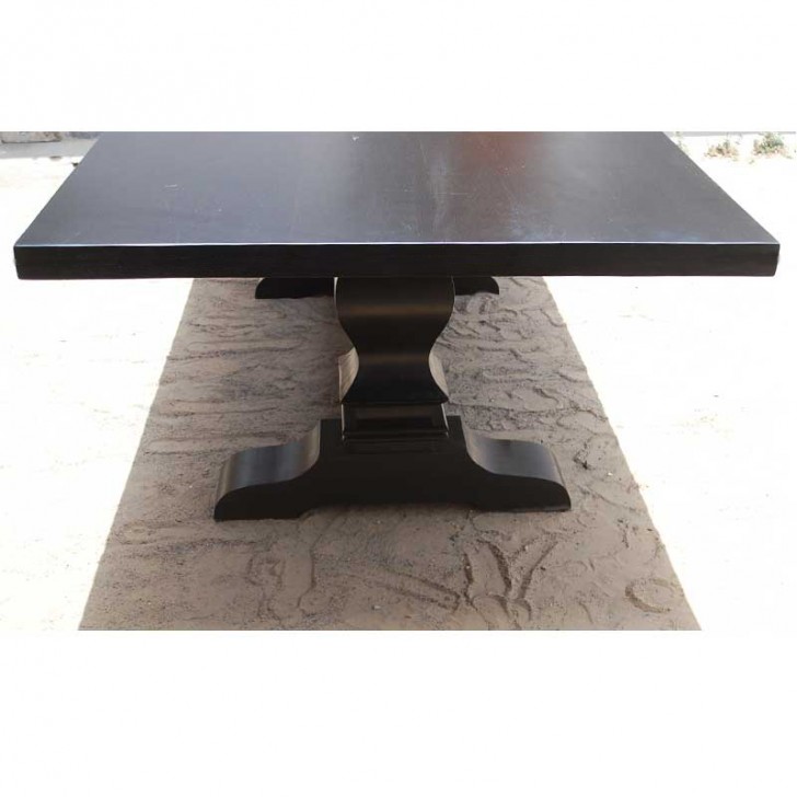 Furniture , 8 Stunning Trestle Dining Room Table : Rustic Trestle Dining Room Table