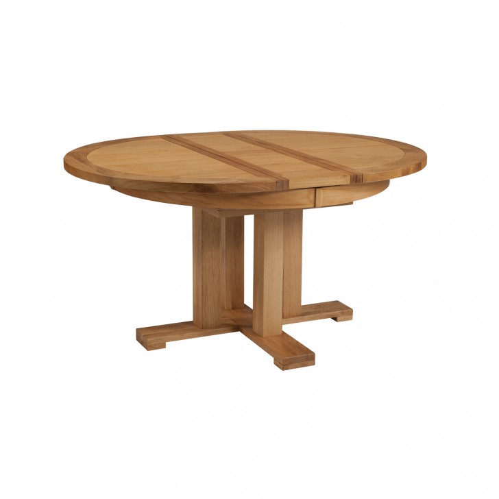 Furniture , 7 Unique Round Extendable Dining Table : Saskia Round Extending Dining Table