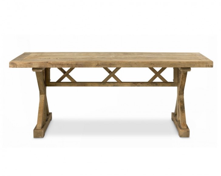 Furniture , 8 Gorgeous Distressed Trestle Dining Table : The Retailers
