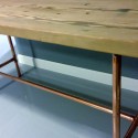 with Copper Pipe Base , 8 Good Reclaimed Wood Dining Table Chicago In Furniture Category