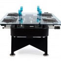 Furniture , 8 Unique Foosball dining table :  wood dining table