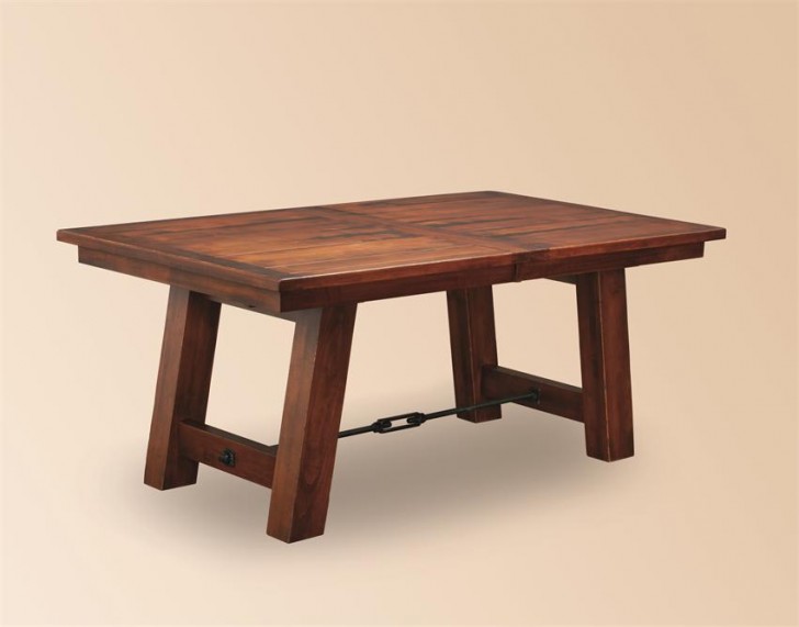 Furniture , 8 Gorgeous Trestle dining room tables :  Wood Dining Table
