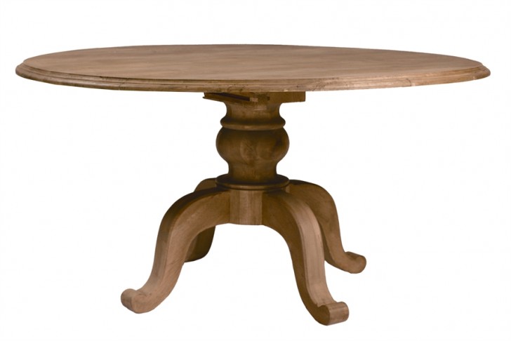 Furniture , 7 Fabulous Reclaimed wood round dining table :  Wooden Dining Table