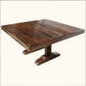 60 Square Rustic Dining Room Table , 7 Good Trestle Dining Table Sale In Furniture Category
