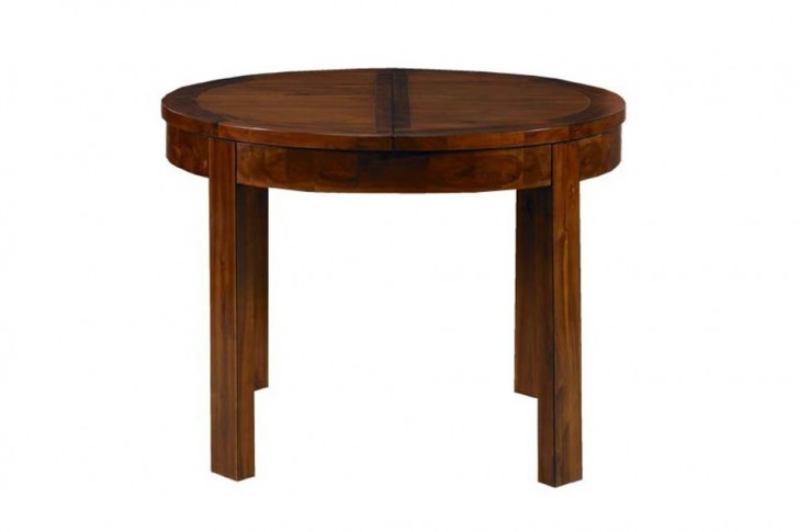 Furniture , 8 Stunning Acacia Dining Table : Acacia Round Extending Dining Table