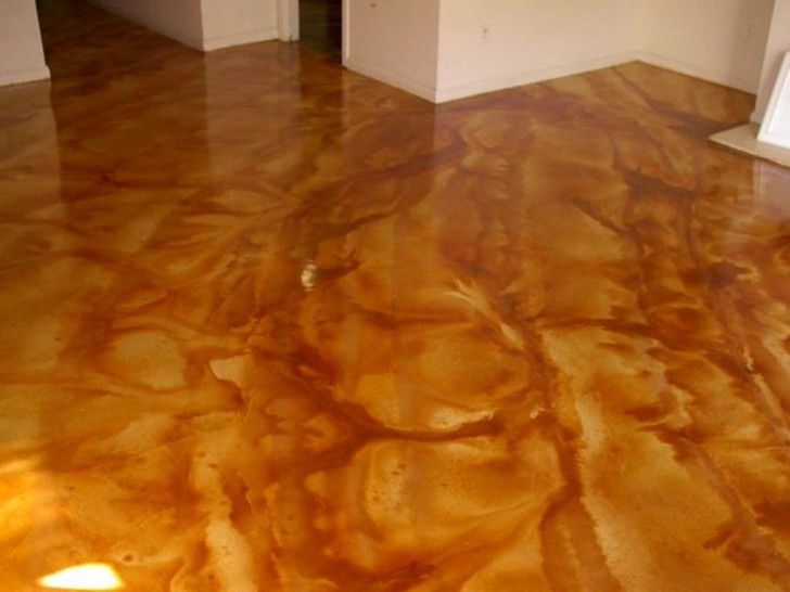Others , 8 Cool Stained concrete floors cost : Acid Stain Concrete Floors Cost