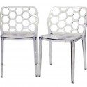 Acrylic Honeycomb Modern Dining Chair , 6 Stunning Lucite Dining Chairs In Furniture Category