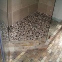 Bathroom pebble tile design of shower , 6 Superb Pebble Tile Shower In Bathroom Category