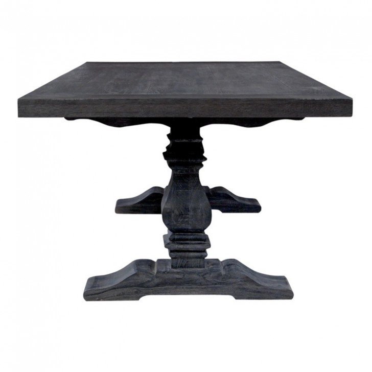 Furniture , 6 Ultimate Black Trestle Dining Table : Black Trestle Dining Table