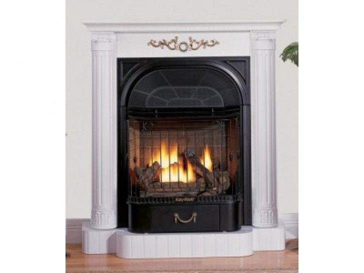 Others , 5 Charming Ventless Fireplace Insert : Buckingham White Ventless Gas