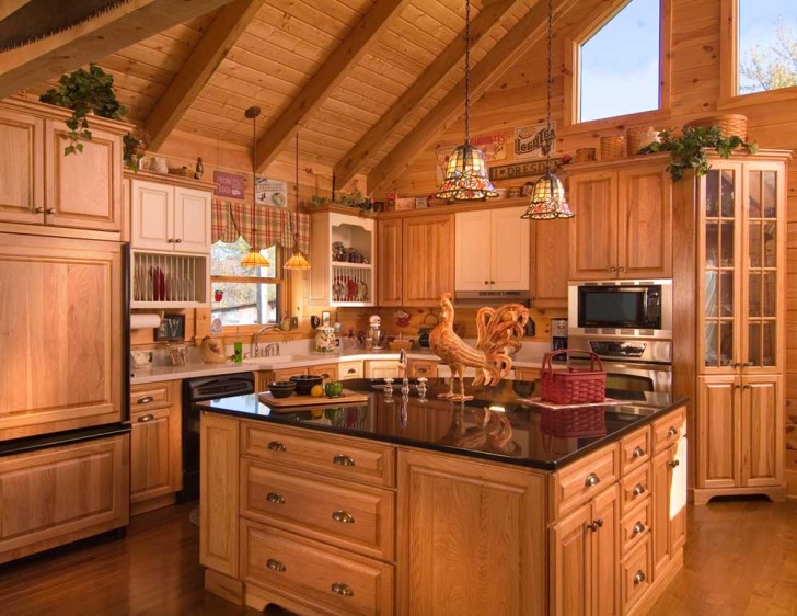 Kitchen , 5 Best Log Cabin Interior Design Ideas : Cabin Interiors Design Ideas