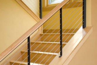 335x500px 7 Good Cable Stair Railing Picture in Interior Design