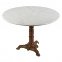Cast Iron Pedestal Dining Table , 7 Hottest Carrera Marble Dining Table In Furniture Category