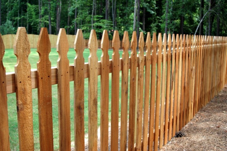 Others , 7 Awesome Cedar Fence Pickets : Cedar Picket Fence Costs
