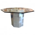 Cityscape Pedestal Dining Table , 7 Fabulous Octagonal Dining Table In Furniture Category