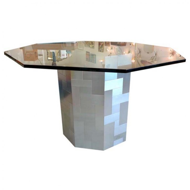 Furniture , 7 Fabulous Octagonal Dining Table : Cityscape Pedestal Dining Table