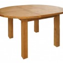 Como rustic Oak round extending dining table , 6 Awesome Rustic Extendable Dining Table In Furniture Category