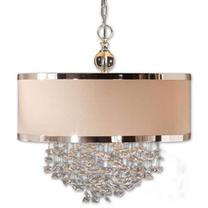 Lightning , 8 Stunning Drum shade chandelier : Contemporary Modern Crystal