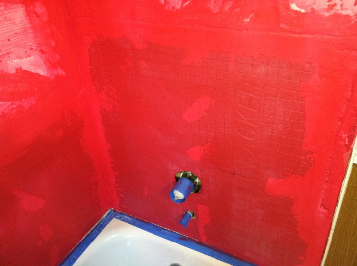 Bathroom , 7 Lovely Redgard Waterproofing : Contractor Contemplations