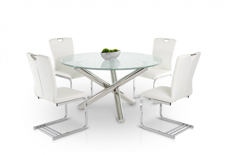 Dining Room , 7 Fabulous Cracked Glass DiningTable : Cracked Glass Dining Table
