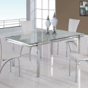 Crackled Glass Dining Set , 7 Hottest Crackle Glass Dining Table In Dining Room Category
