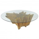 Cyprus Tree Trunk Dining Table , 7 Fabulous Tree Trunk Dining Table In Furniture Category