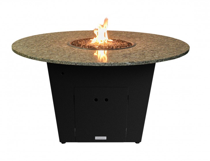 Furniture , 7 Superb Fire Pit Dining Tables : Dining Height Olympic Round Fire