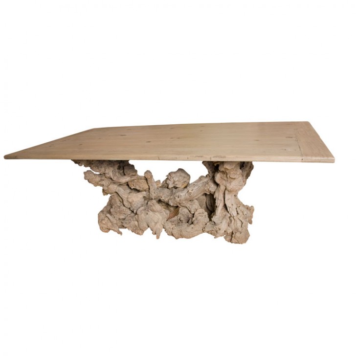 Furniture , 7 Stunning Driftwood Dining Table Base : Dining Room Tables