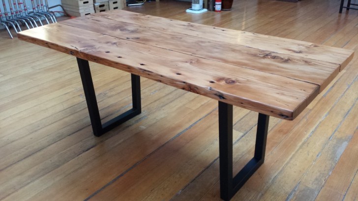 Furniture , 7 Awesome Reclaimed Wood Dining Table San Francisco : DiningTable