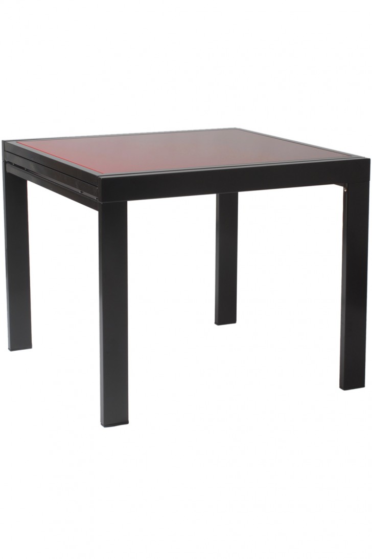 Furniture , 7 Charming Square Extendable Dining Table : Duo Extendable Square Dining Table