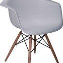 Eames white DAW chair replica , 7 Gorgeous Eames Chair Reproduction In Furniture Category