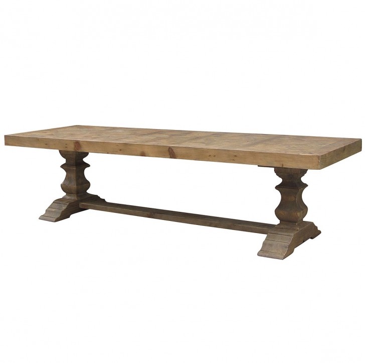 Furniture , 6 Ultimate Trestle Table Dining : English Castle Dining Trestle Table