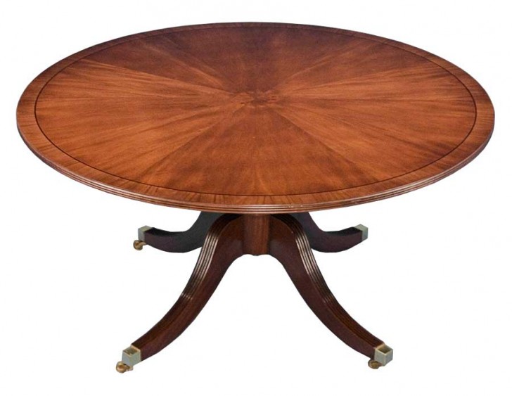 Furniture , 6 Charming Mahogany Pedestal Dining Table : English Mahogany Pedestal Dining Table