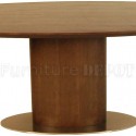 Espresso Finish Modern Dining Table , 7 Popular Contemporary Dining Table Bases In Furniture Category