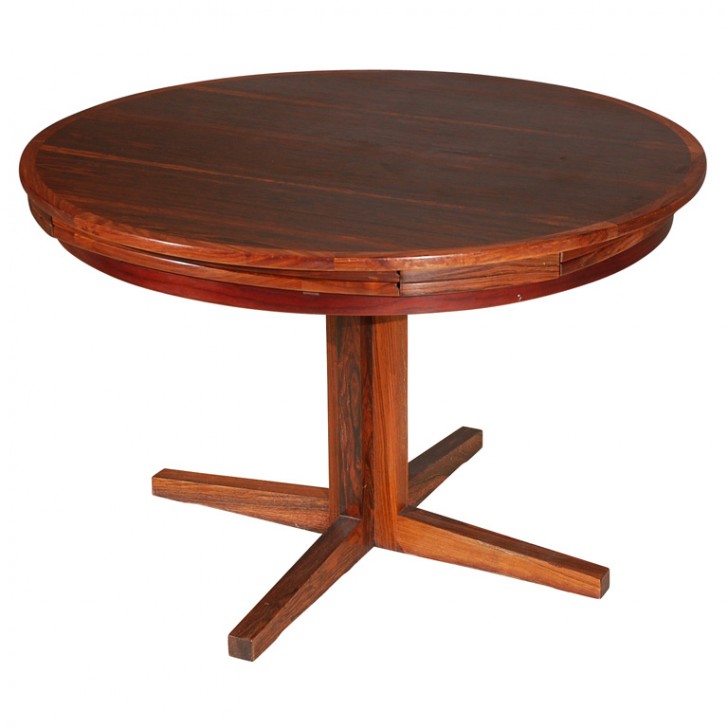 Furniture , 7 Fabulous Expandable Dining Table : Expandable Rosewood Danish Dining Table