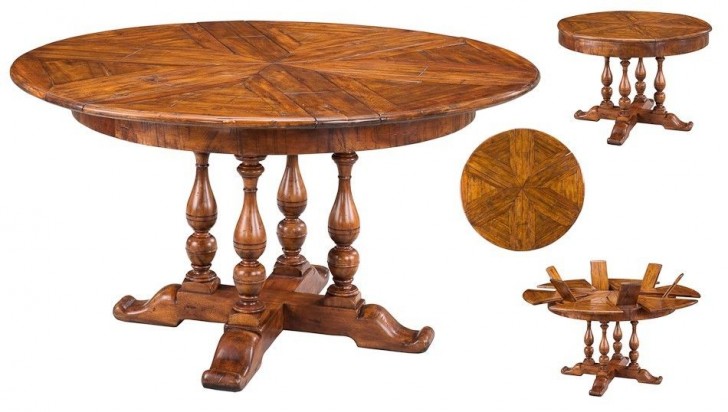 Furniture , 7 Ultimate Expanding Round Dining Table : Expandable Round Dining Table