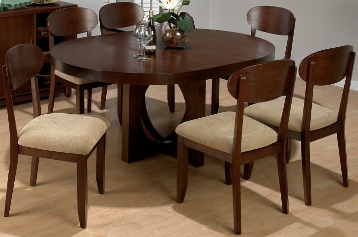 Dining Room , 8 Charming Expandable Dining Table Set : Expandable Round Table