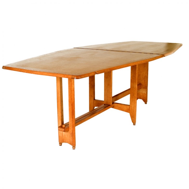 Furniture , 7 Unique Collapsible Dining Table : Folding Oak Dining Table