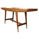 Gio Ponti Flip Top Walnut Dining Table , 8 Excellent Flip Top Console Dining Table In Furniture Category
