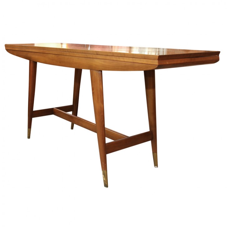 Furniture , 8 Excellent Flip Top Console Dining Table : Gio Ponti Flip Top Walnut Dining Table