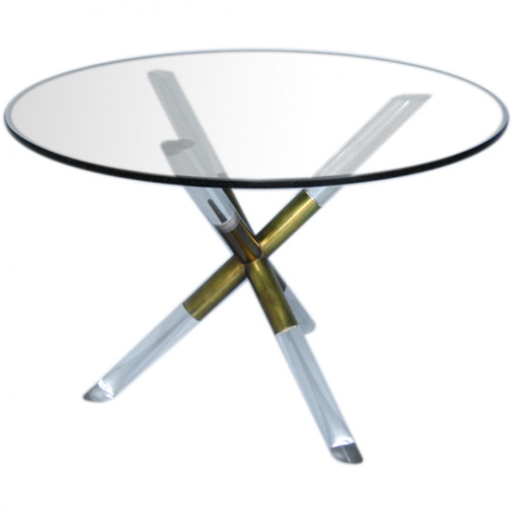 Furniture , 7 Charming Lucite Dining Table : Glass Dining Table