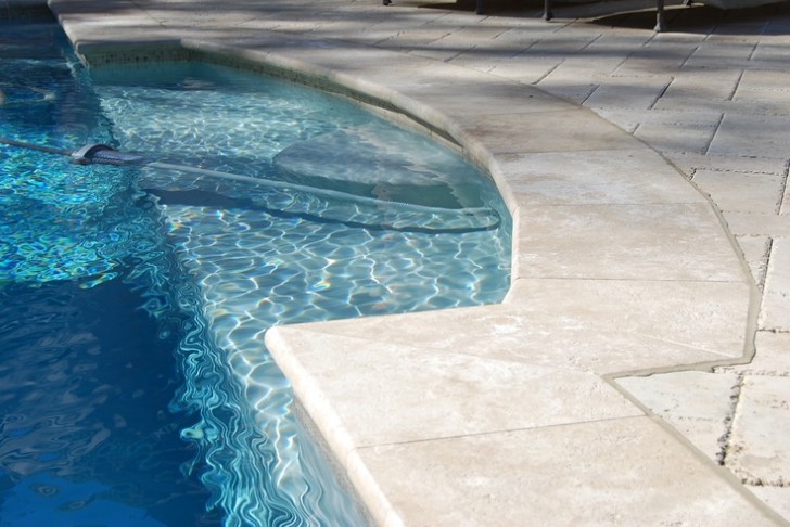 Others , 7 Hottest Travertine pool coping : Gold Travertine Pool Coping