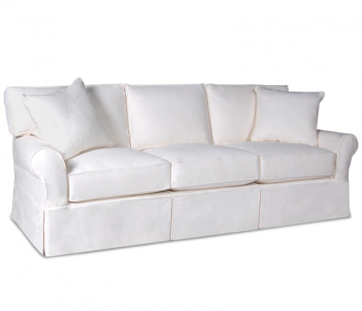 Furniture , 7 Good White slipcovered sofa : Hadley Slipcover Sofa