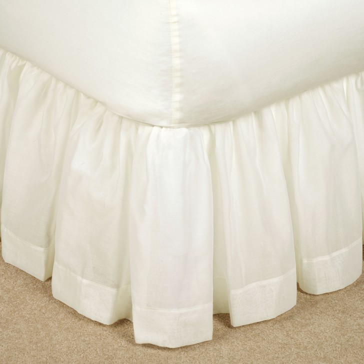 Furniture , 8 Nice Bedskirt : Home Bethany Gathered Bedskirt