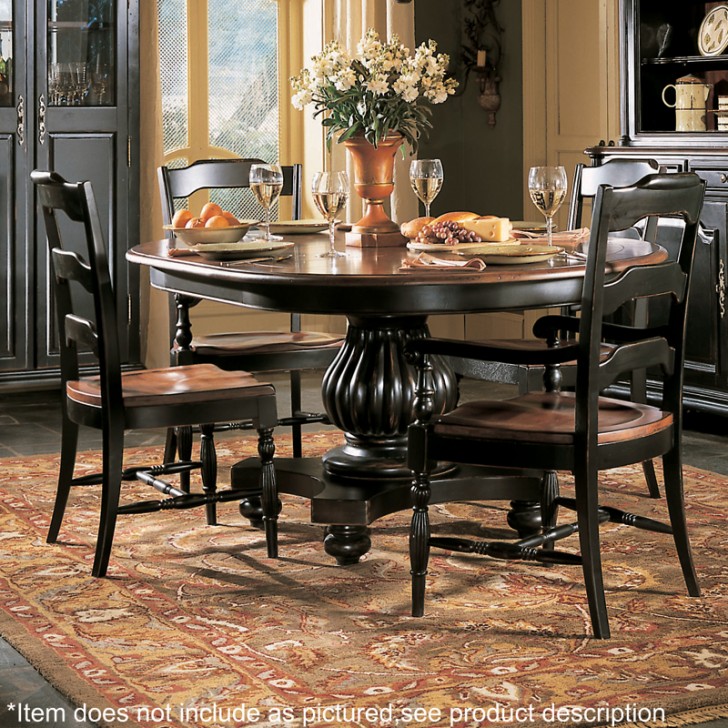 Dining Room , 7 Excellent Hooker Dining Room Tables : Hooker Indigo Creek Round Dining Table Complete