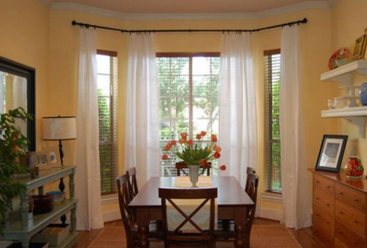 Interior Design , 6 Perfect Window treatment ideas for sliding glass doors : Kitchen Window Treatment Ideas