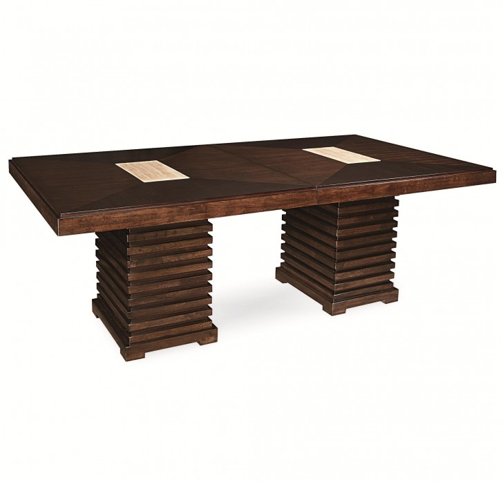 Furniture , 7 Outstanding Double Pedestal Dining Tables : Latitude Double Pedestal Dining Table