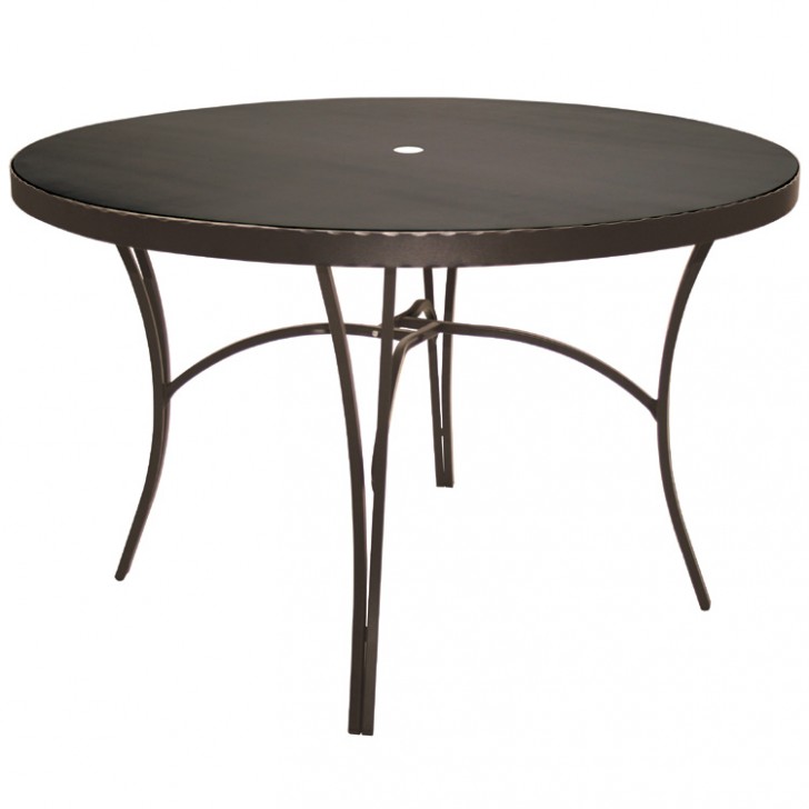 Furniture , 7 Good 54 inch Round Dining Table : Leather 54 Inch Round Dining Tabl