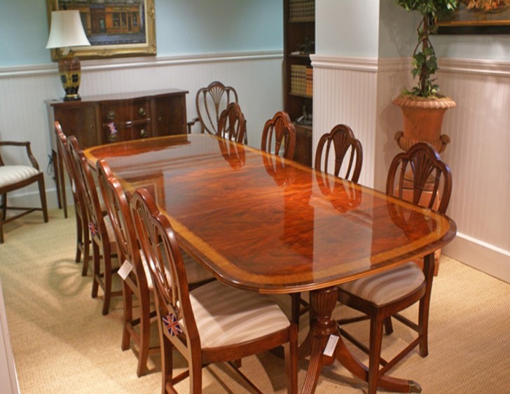 Furniture , 5 Hottest Drexel Dining Room Table : Mahogany Dining Room
